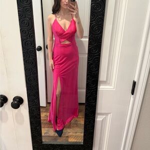 Poppin Pink formal dress
